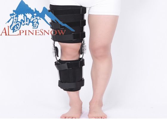 Chiny Medyczne wsparcie kolanowe pooperacyjne / Regulacja kąta ortopedycznego Rom Neoprenowe kolana z klamrą i wsparcie dostawca