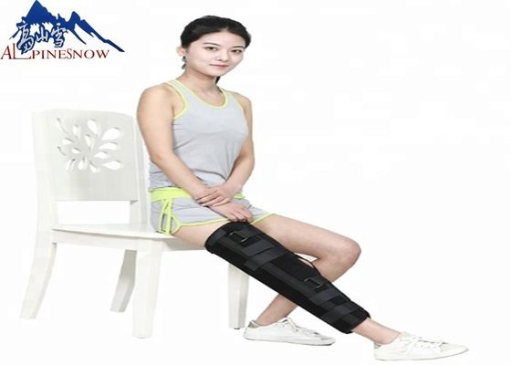 Chiny Fizjoterapia ortopedyczna na czarno Orteza na kolano ROM Stała kolana na ranne kolano i więzadło dostawca